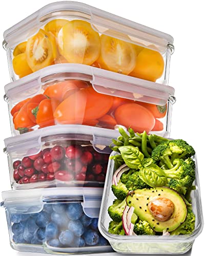 30oz Glass Meal Prep Containers