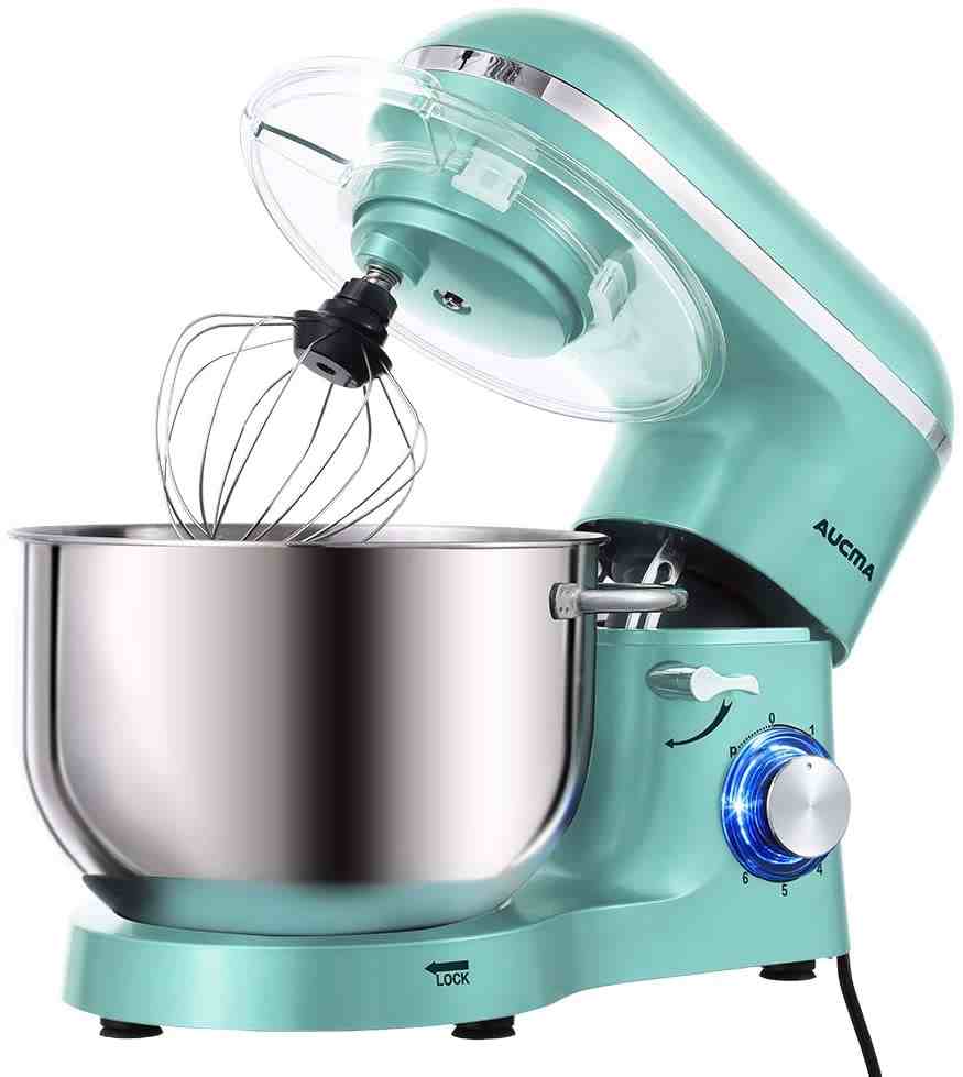 Aucma Stand Mixer,6.5-QT 660W 6-Speed Tilt-Head Food Mixer