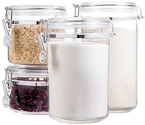 Bellemain 4 Piece Airtight Acrylic Canister Set