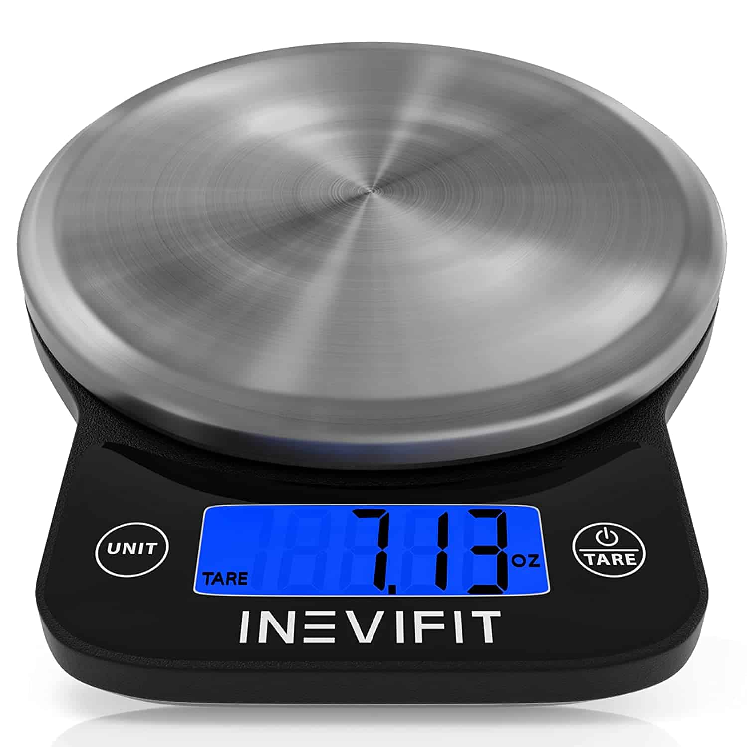Inevifit Digital Kitchen Scale, Accurate Multi-Function Food