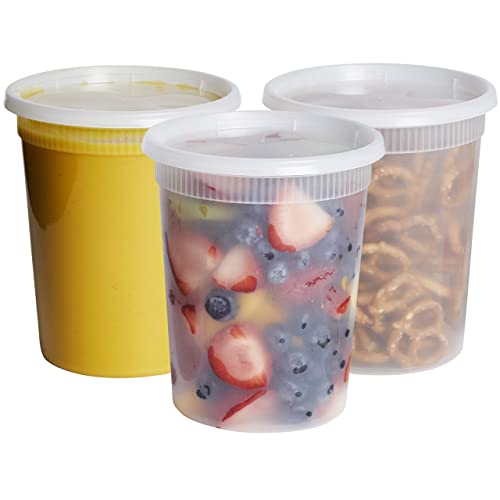 Plastic Deli Food Storage Containers With Airtight Lids