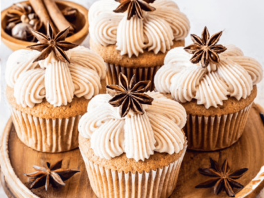 Vanilla Bean Chai Custard Cupcakes Recipe