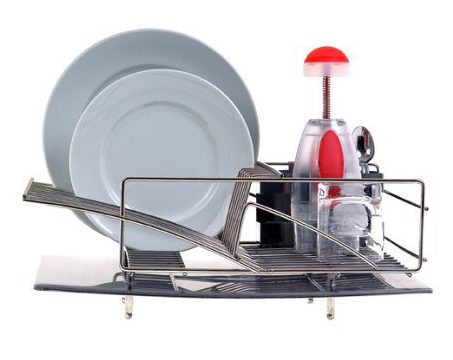 Zojila Rohan Dish Rack, Brushed Stainless Steel