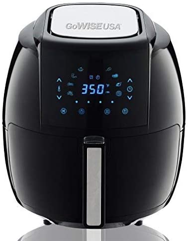 GoWISE USA 1700-Watt 5.8-QT 8-in-1 Digital Air Fryer with Recipe Book