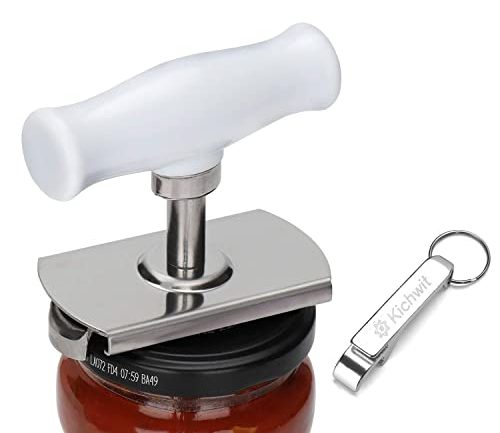 Kichwit Arthritis Jar Opener Stainless Steel Lids Off Jar Opener