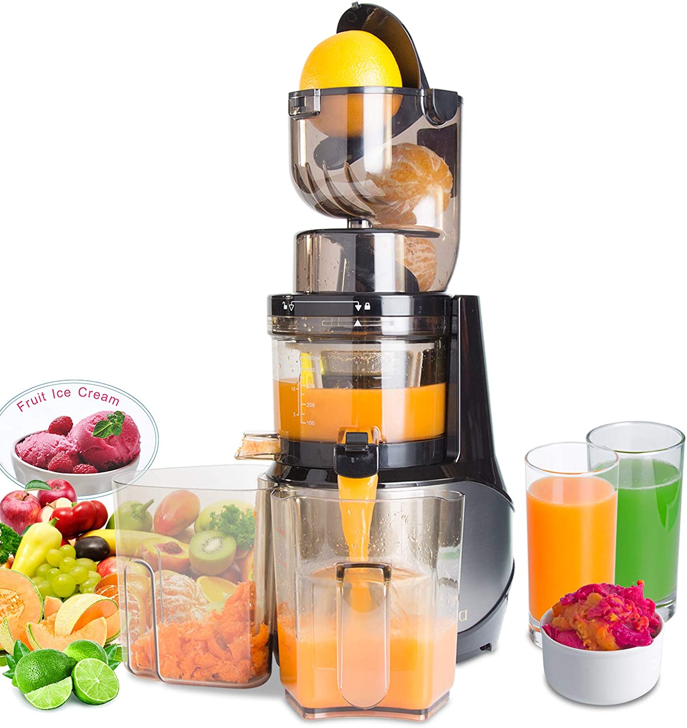 Masticating Juicer, Whole Slow Juicer Extractor by Vitalisci