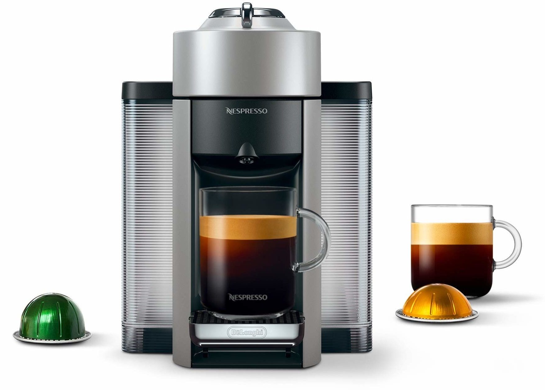 Nespresso GCC1-US-GM-NE VertuoLine Evoluo Deluxe Coffee and Espresso Maker