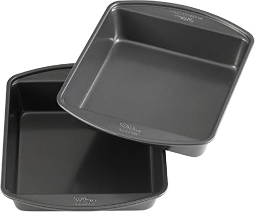 Wilton Perfect Results Premium Non-Stick Bakeware 8-Inch Square Cake Pan