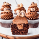 Chocolate Hazelnut Praline Cupcakes Recipe