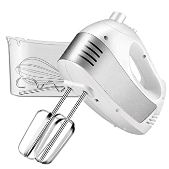 Cusinaid 5-Speed Hand Mixer Electric with Turbo