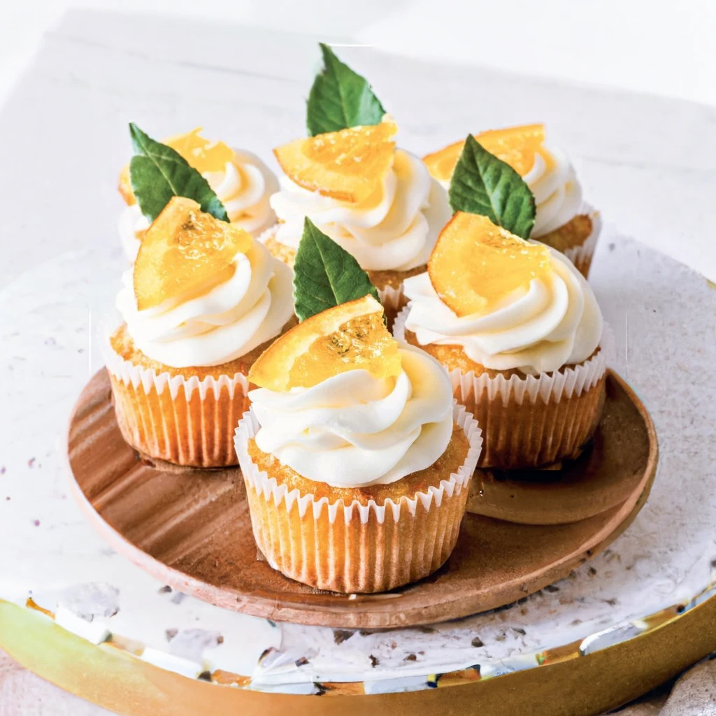 Orange Semolina Cupcakes Recipe by Camila Hurst