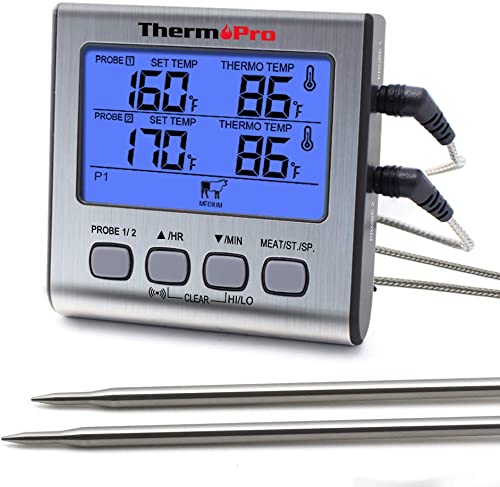 ThermoPro TP-17 Dual Probe Digital Cooking Meat Thermometer