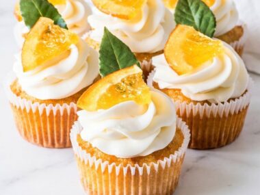 Orange Semolina Cupcakes Recipe