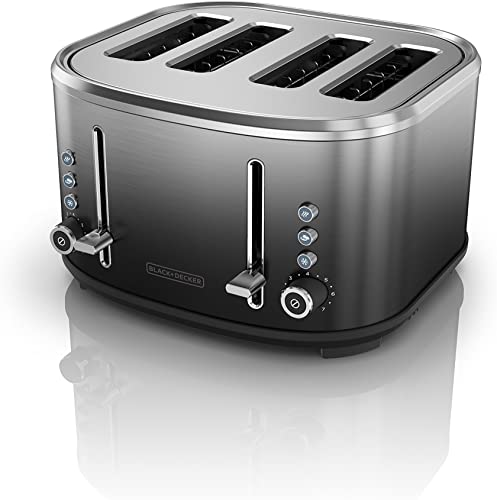 BLACK+DECKER 4-Slice Extra-Wide Slot Toaster – Best Looking Toaster