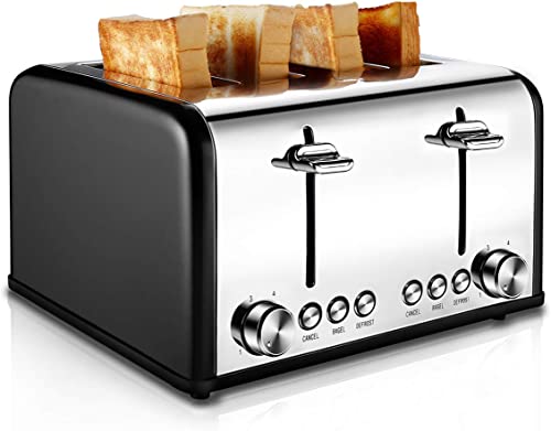 CUSIBOX 4 Slice, Stainless Steel Toaster – Most Elegant Toaster