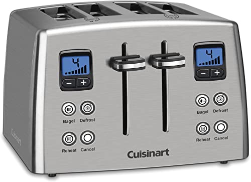 Cuisinart CPT-435 Countdown 4-Slice Stainless Steel Toaster – Best Value for the Money 4 Slot Toast