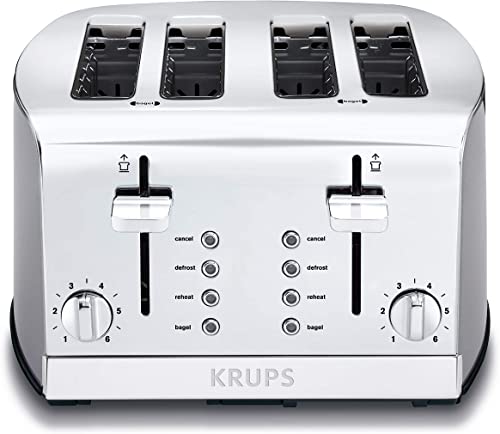 KRUPS KH734D Breakfast Set 4-Slot Toaster – Best Customizable Toaster