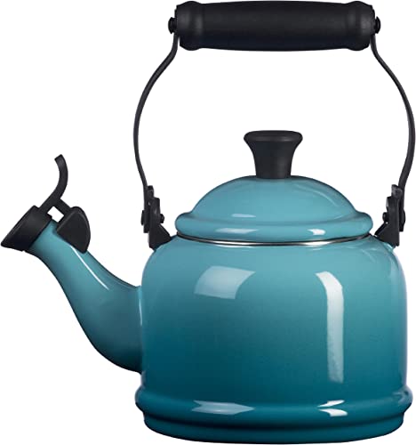 Le Creuset Q9401-17 Enamel-On-Steel Demi Teakettle – Best Sounding Whistling Tea Kettle