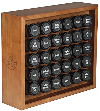 AllSpice Wooden Spice Rack