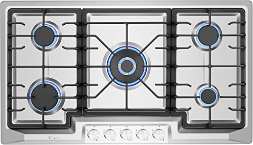 Empava EMPV-36GC23 36 Inch Stainless Steel Gas Cooktop