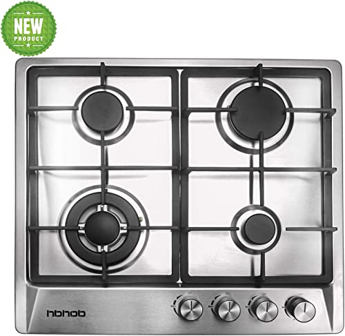 HBHOB 24″ inches Stainless Gas Cooktop