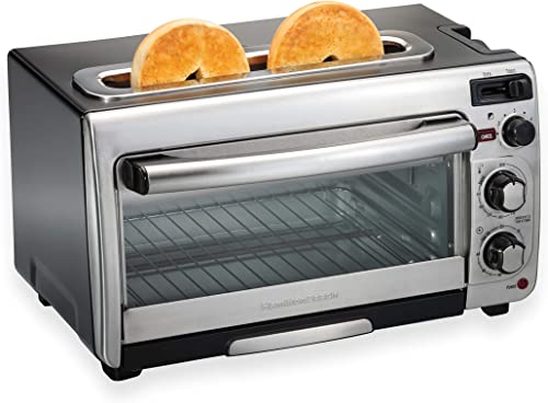 Hamilton Beach 2-in-1 Countertop Oven – Best Microwave Toaster Oven Combo for Studio Apartments