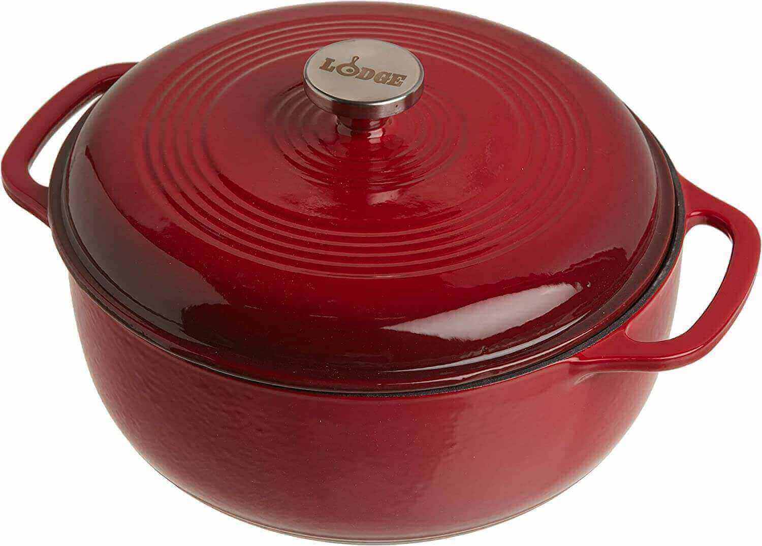 Lodge EC6D43 Enameled Cast Iron Dutch Oven