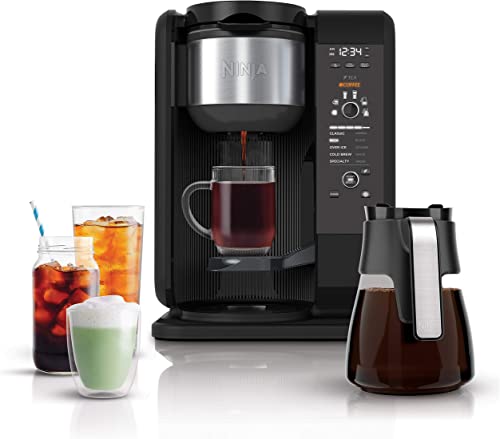 Ninja CP301 Hot and Cold Brewed System, Auto-iQ Tea and Coffee Maker – Most Versatile Ninja Coffee Maker