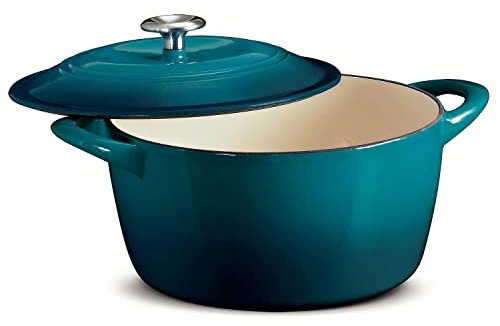Tramontina Enameled Cast Iron 6.5-Quart Covered Round Dutch Oven