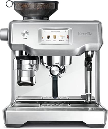Breville BES990BSSUSC Fully Automatic Espresso Machine, Oracle Touch – Most Versatile Super Automatic Espresso Machines