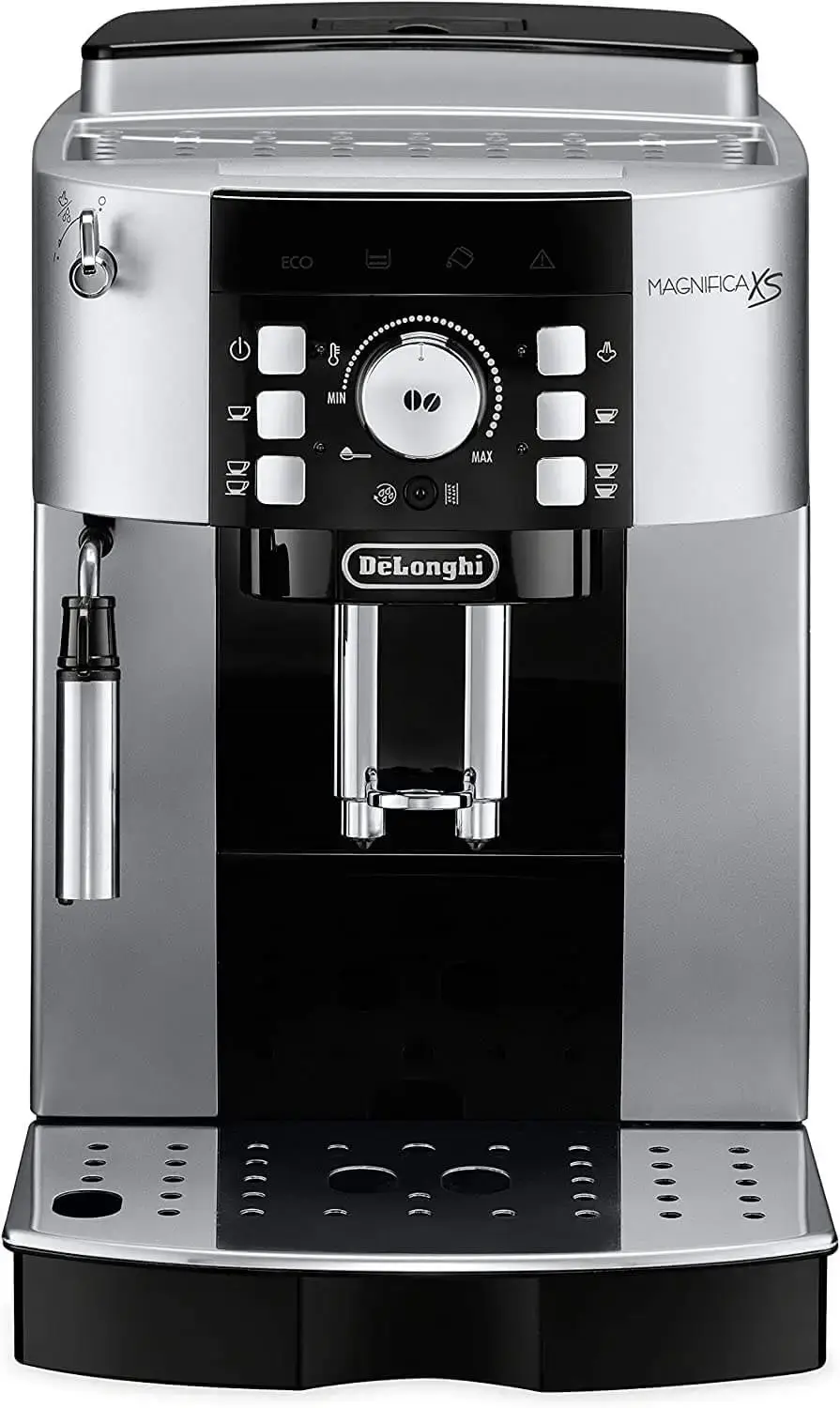 De'Longhi ECAM22110S Magnifica XS Fully Automatic Espresso Machine with Manual Cappuccino System
