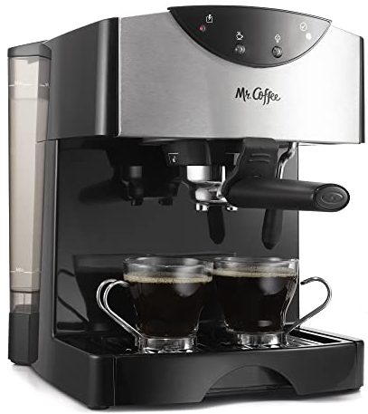 Mr. Coffee Automatic Dual Shot Espresso Cappuccino System