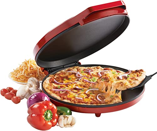 Betty Crocker BC-2958CR Pizza Maker, 1440 Watts, Red