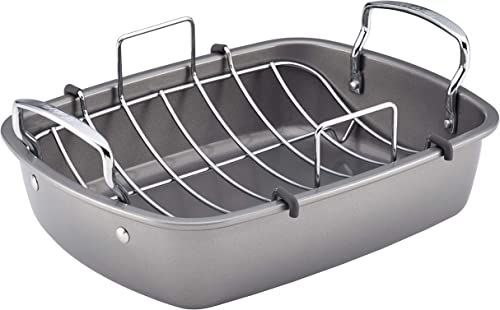 Circulon Nonstick Roasting Pan with Rack – Best Roasting Pan with U Rack