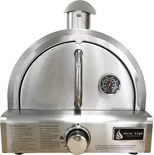 Mont Alpi MAPZ-SS Table Top Gas Pizza Oven