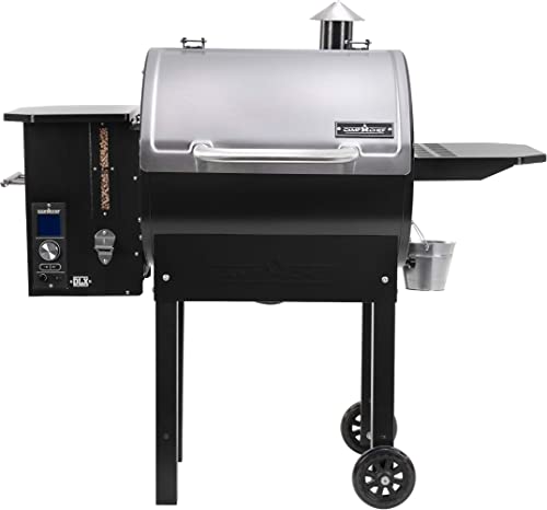 Camp Chef SmokePro Stainless DLX Pellet Grill – Best Cleanout System Smoker Grill Combo
