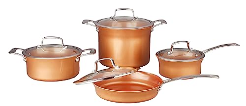 Concord 8 Piece Ceramic Coated Copper Cookware