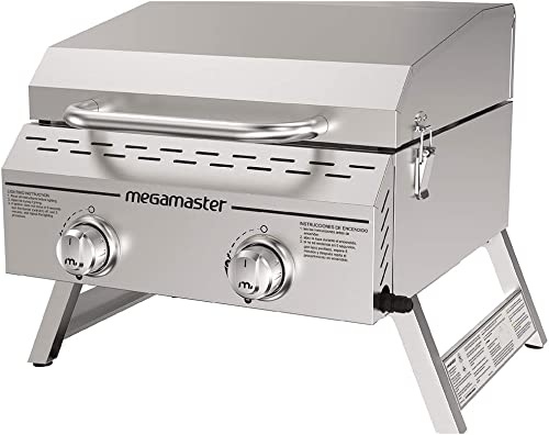 Megamaster 820-0033M Propane Gas Grill – Best Budget Stainless Steel Tabletop Grill