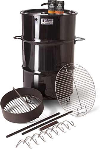 Pit Barrel Cooker Co. 18-1.2 in. Classic Pit Barrel Cooker Package – Best Barrel Smoker Grill Combo