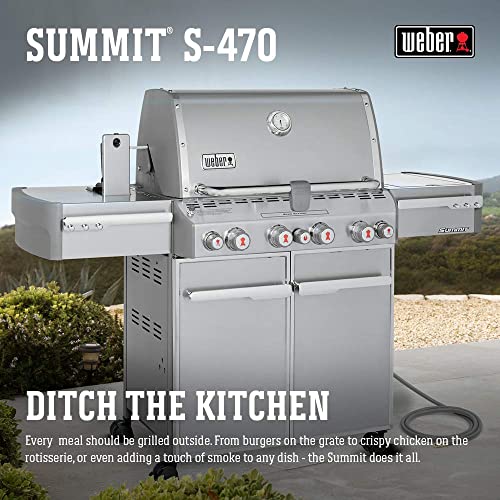 Weber Summit 7270001 S-470 Stainless-Steel Natural-Gas Grill – Best Stainless Steel Gas Grill