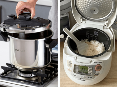 A Pressure Cooker vs. A Rice Cooker