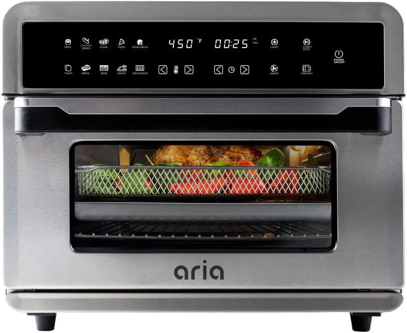 Aria Touchscreen Air Fryer Toaster Oven