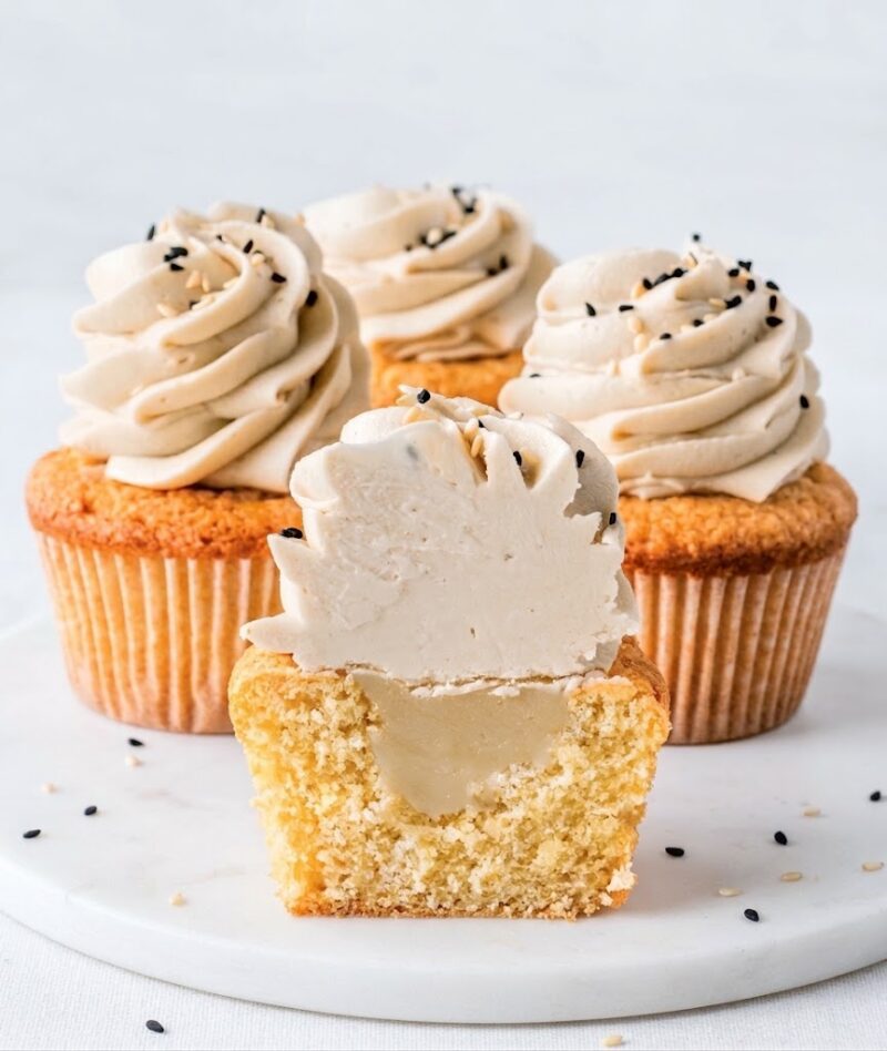 Salted Tahini Cupcakes Recipe
