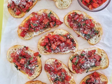 Air Fryer Bruschetta Recipe by Aileen Clark