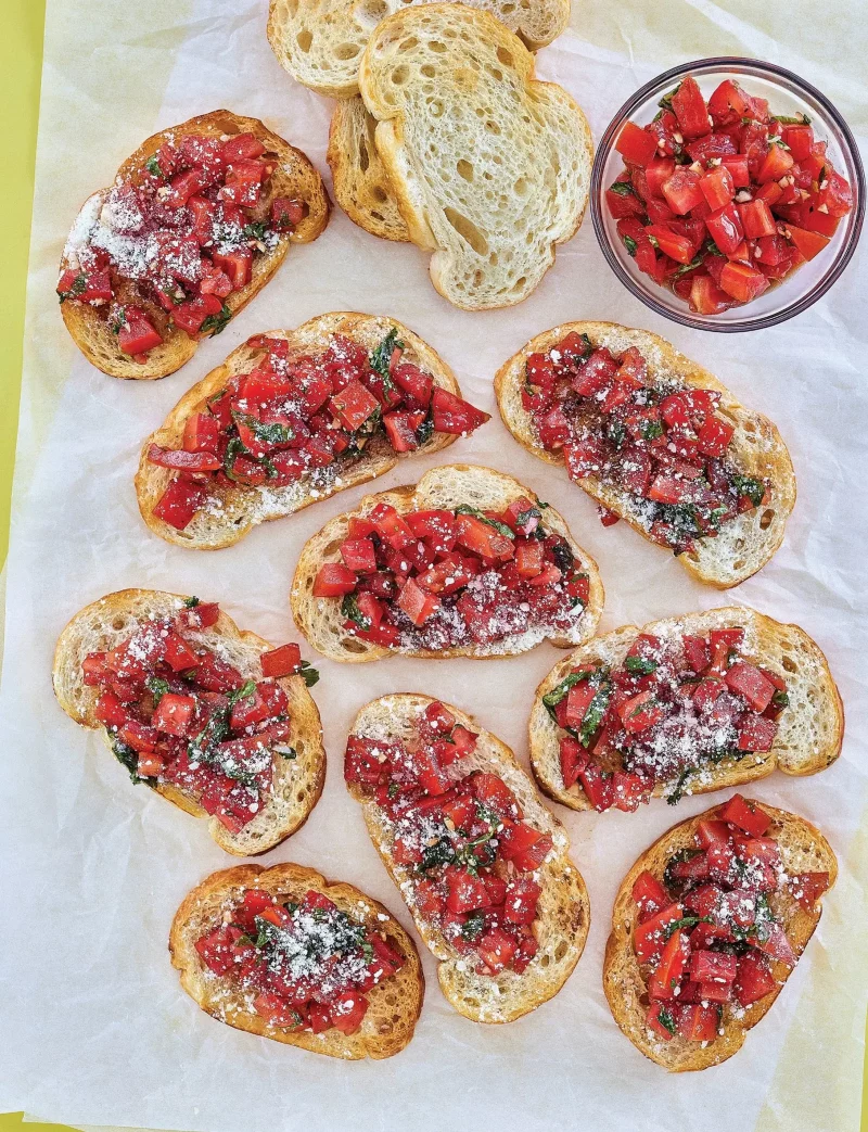 Air Fryer Bruschetta Recipe by Aileen Clark