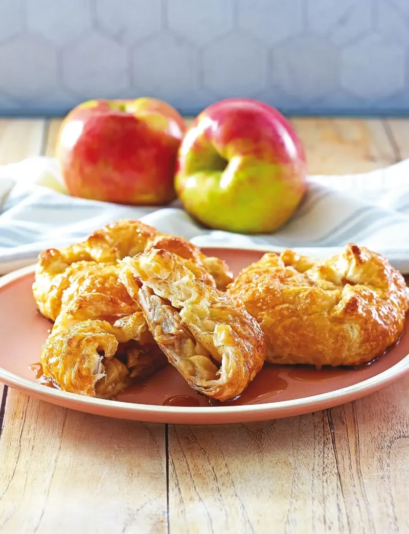 Air Fryer Caramel Apple Dumplings Recipe by Robin Fields