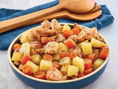Air Fryer Chicken and Potatoes Recipe by Aileen Clark