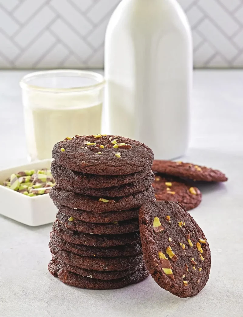 Air Fryer Chocolate Mint Chip Cookies Recipe