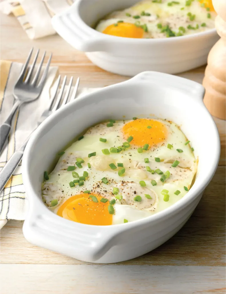 Air Fryer Eggs Lorraine Recipe