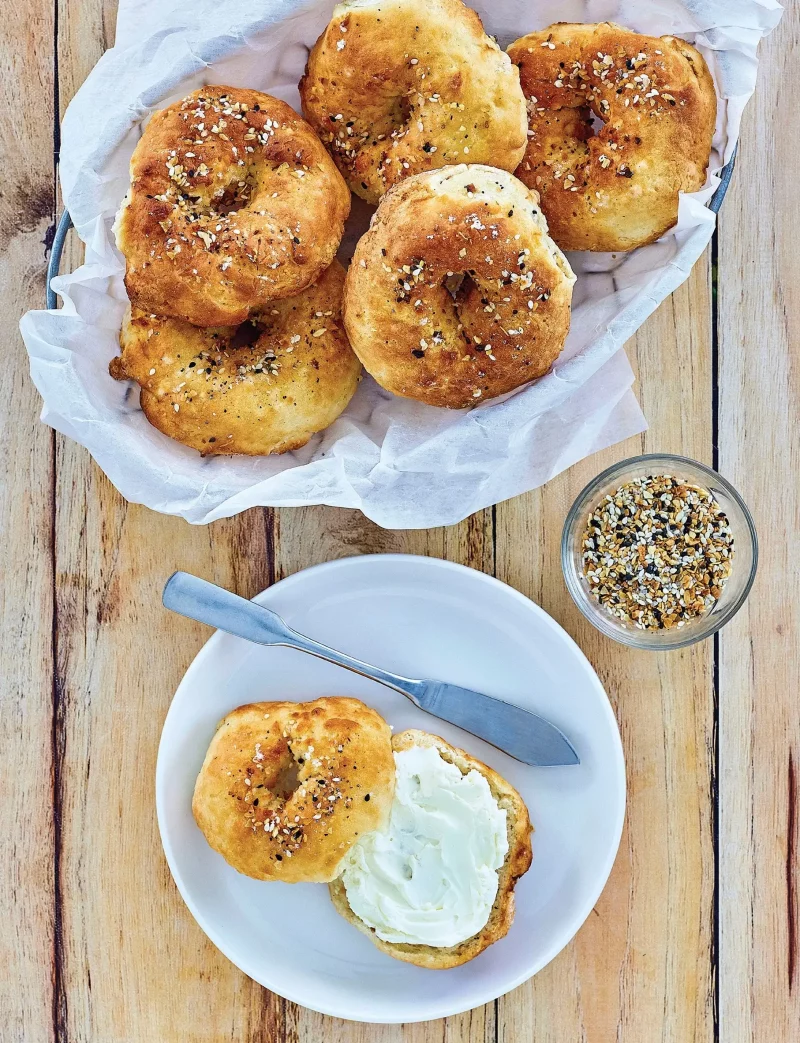 Air Fryer Everything Bagels Recipe by Aileen Clark